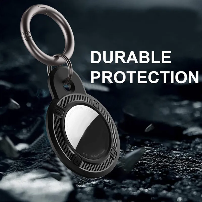 Для Apple Airtag Holder Защитный чехол-трекер из ТПУ с брелком для Air Tag Anti-Lost Device Shell Сумка для ключей Домашние животные
