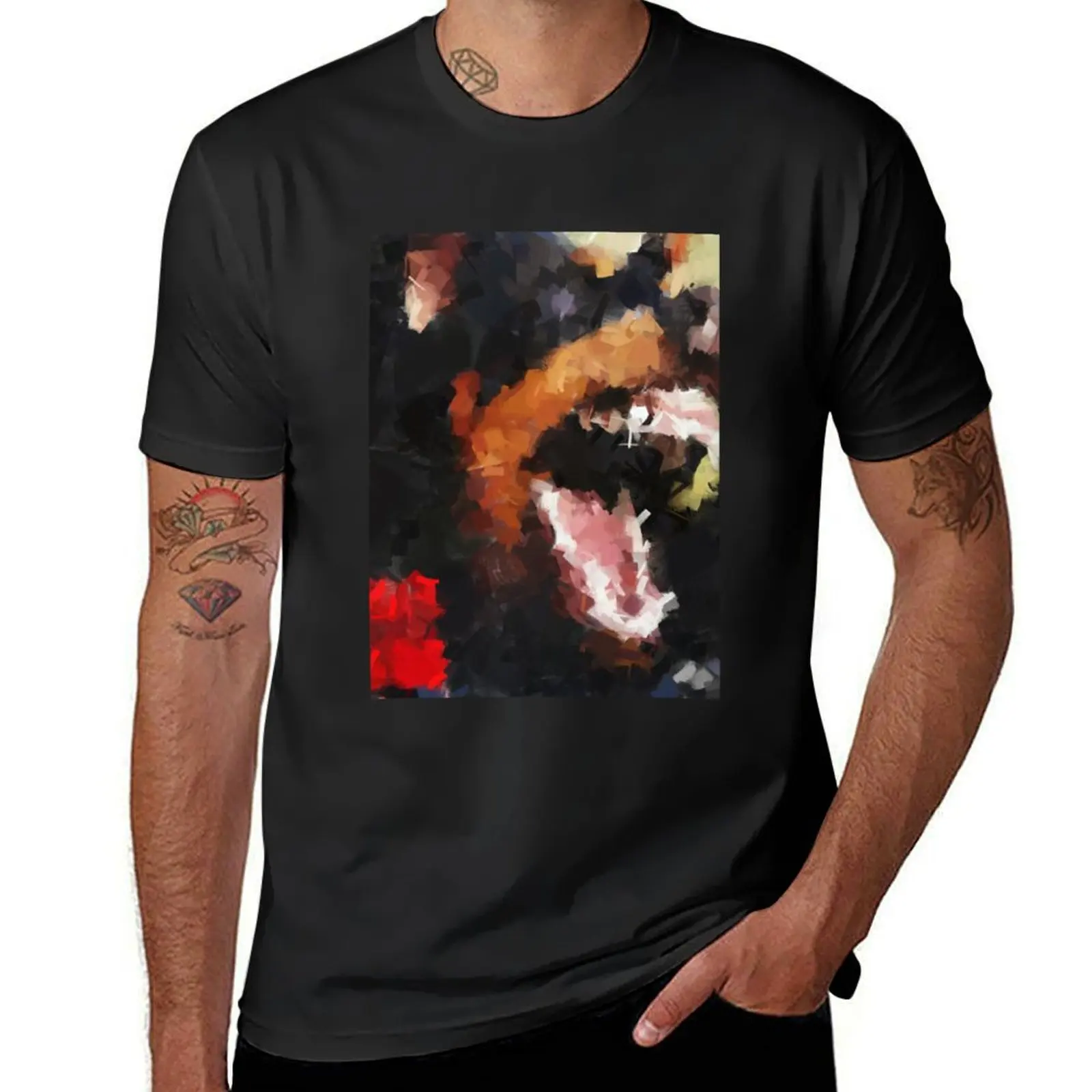 

Without Warning Painting Of Album T-Shirt T-Shirt blanks sports fans boys animal print fitted t shirts for men