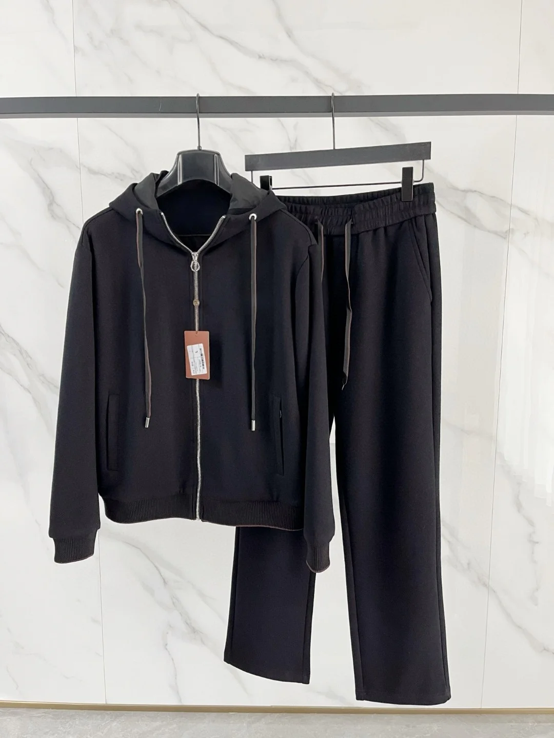 

Faionable Spor, мужская толстовка с капюшоном, тюнетный комплект, повседневная шерстяная смесь, осенне-зимние длинные брюки-свек, молодежный ансамбль