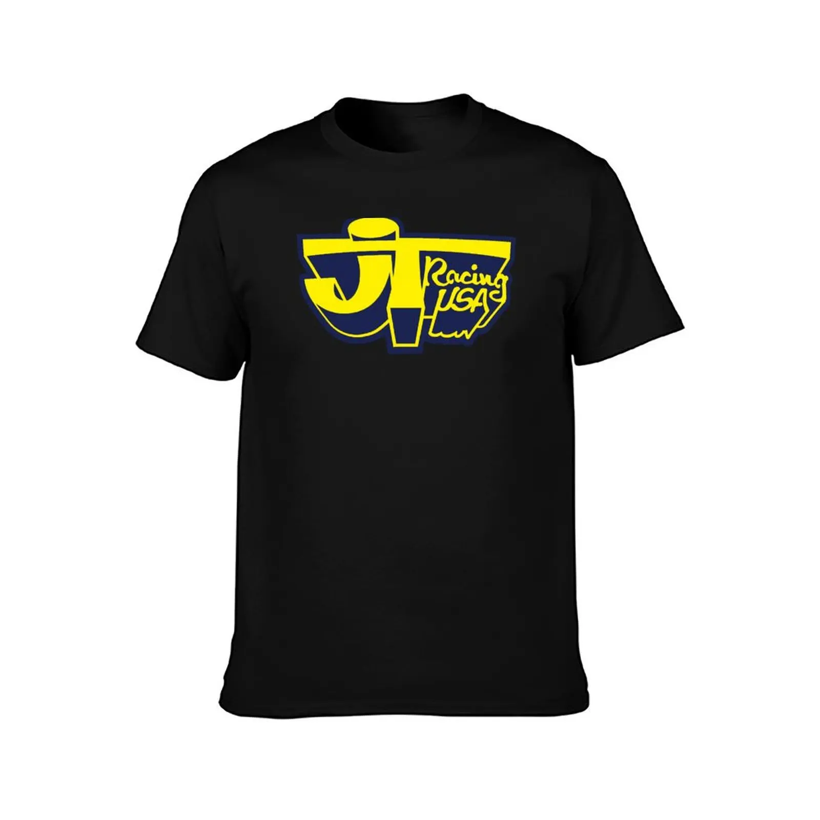 JT Racing USA YELLOW/BLUE- Old School BMX T-Shirt Luxury man anime tshirt new gifts and t-shirts vintage t shirt men