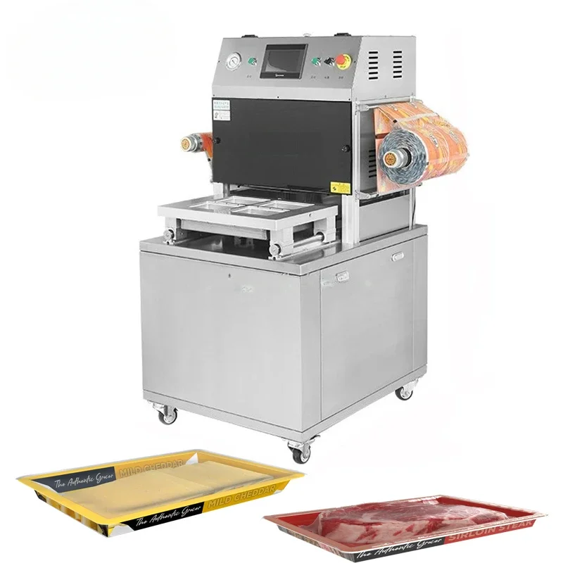 Automatic Modified Atmosphere Packing Machine Vacuum Air Condition Fresh Packaging Machine Tray Vacuum Sealing Machine