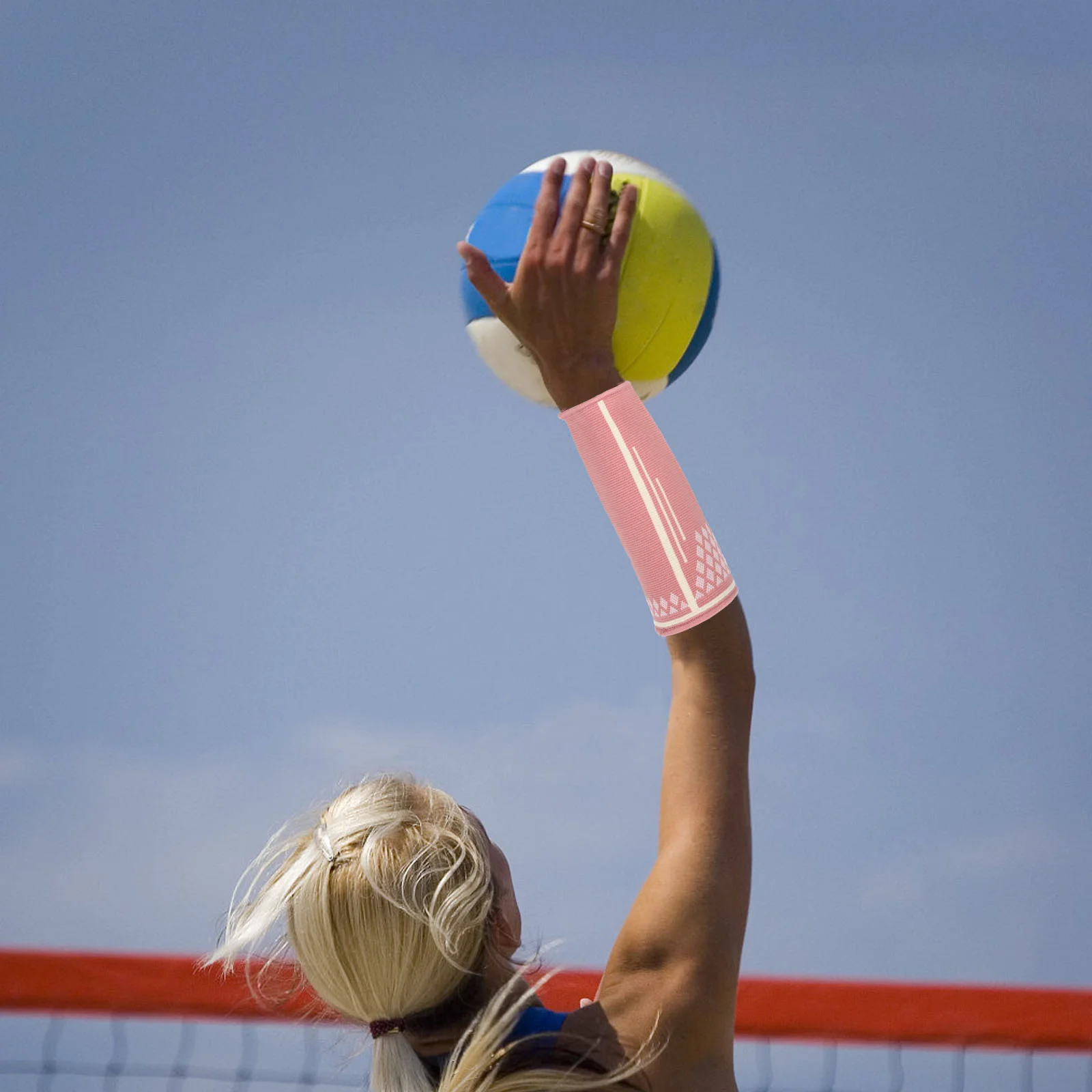 Volleyball Protective Gear Wrist Guard Padded Elbow Sleeve Bracelets Arm Sleeves Polyester Support Pads Girl Balmy