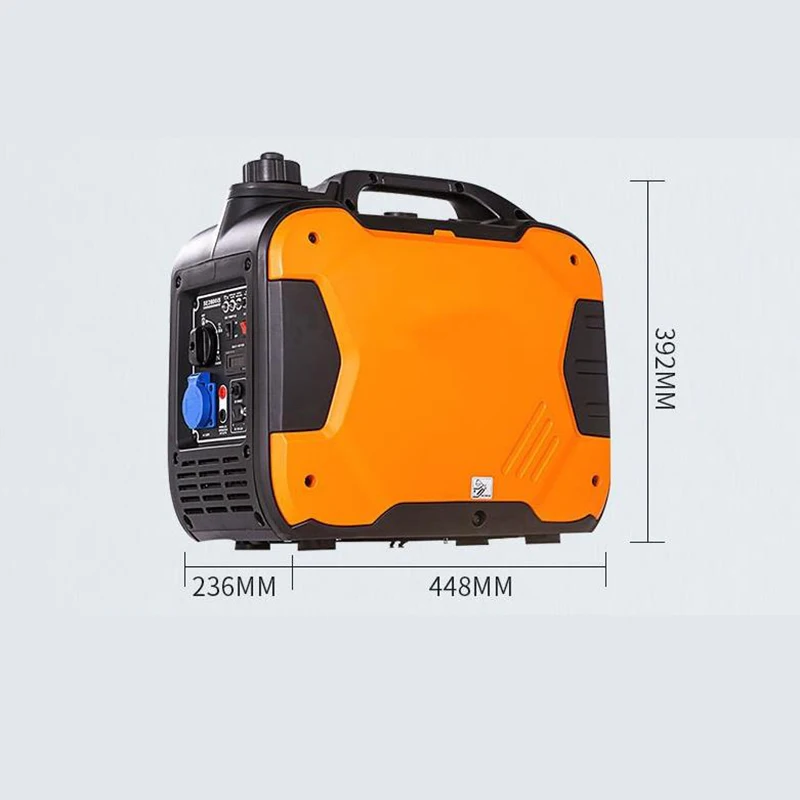 220V 1KW/3KW Portable Silent Camping Boating Fishing External Gasoline Power inverter Generator Set