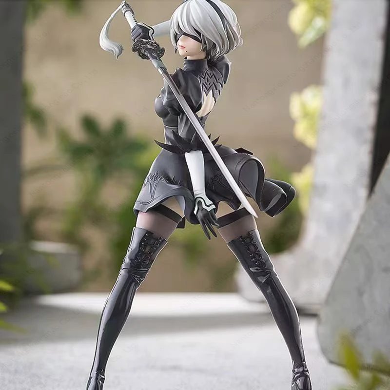 

Figura De Acción De Bandai SHF S.H.Figuarts NieR : Automata Ver1.1a 2B 9S, Modelo De Juguete, Regalo
