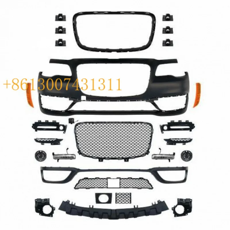 

2012-2024 300C To 300S Facelift Surround Kit Front Rear Bumper Mod Parts Luxury Sedan