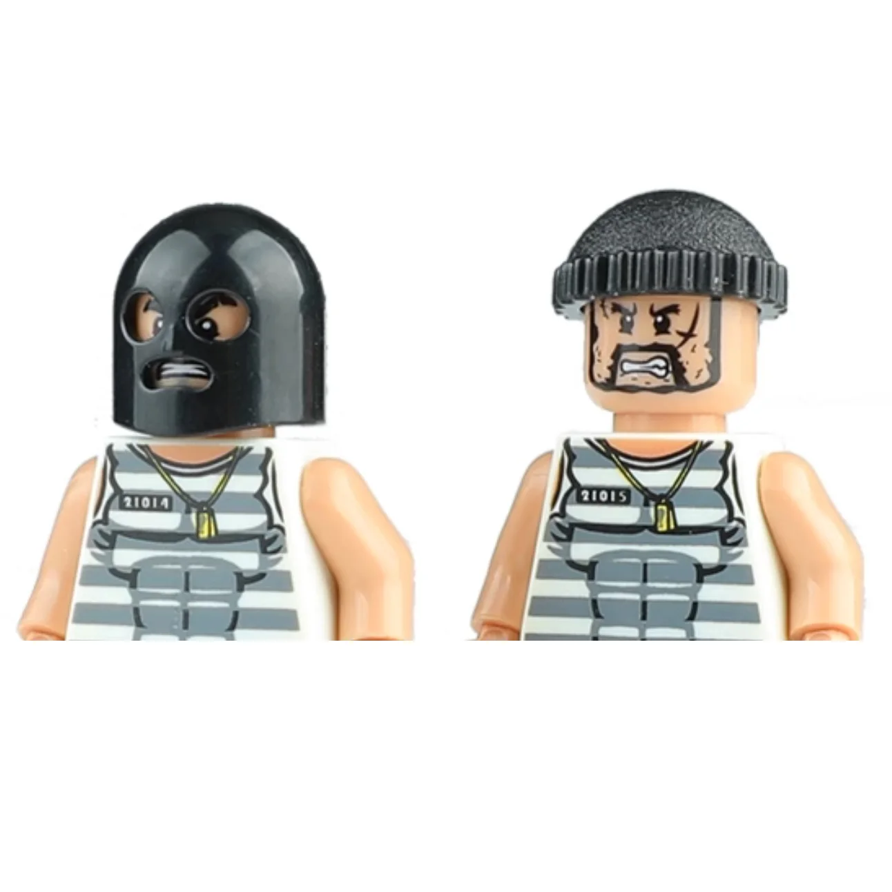 Blocs de construction de la Force mercenaire du bandit militaire, Mini figurines d'action Swat Gangsta, jouets