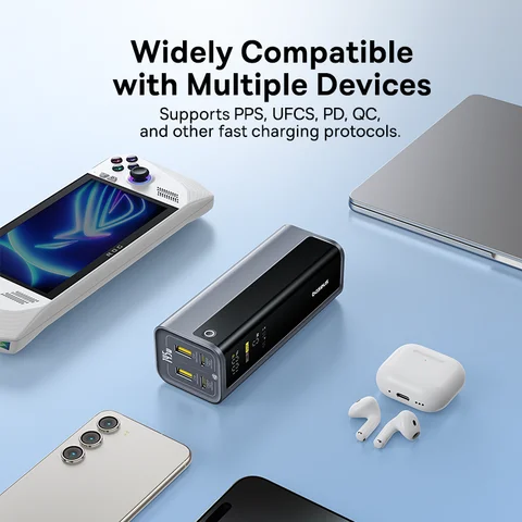 Baseus 145W Power Bank 20800mAh с быстрой зарядкой и цифровым дисплеем — фото товара