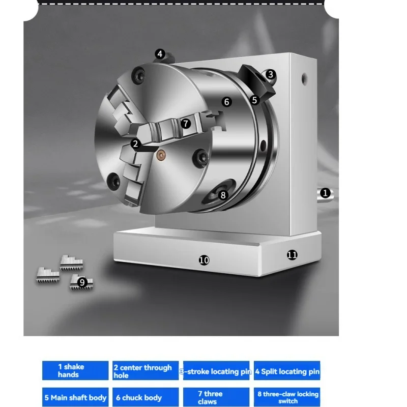 High Precision Three-jaw Punch Shaper Unidirectional Bidirectional Shaper ER32 Cannel Punch Machine Needle Grinding Machine