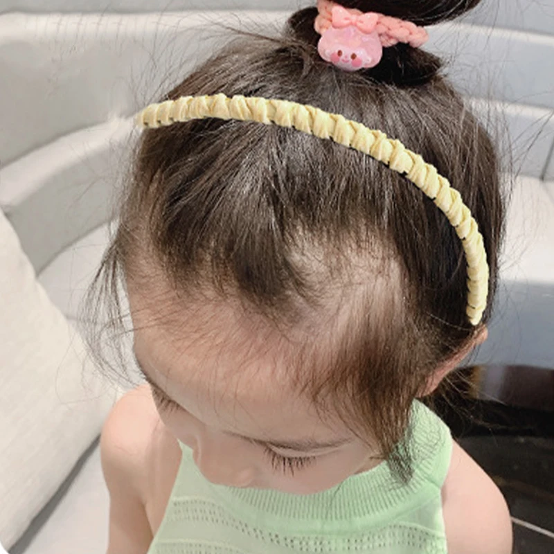 Fashionable Korean Girls Hair Accessories Simple Headwear Crystal Soft Headband Comb Hairband Women\'s Hemming