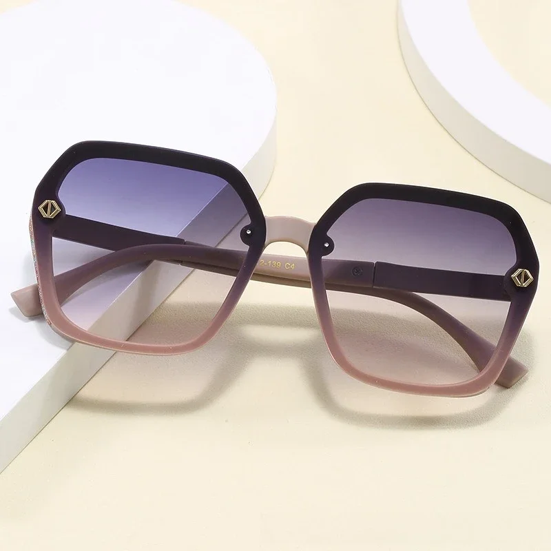 

2025 Galaxy Edge Sunglasses - Trendy Letter-Print UV400 Shades for Women, Driving & Fashion Accessories