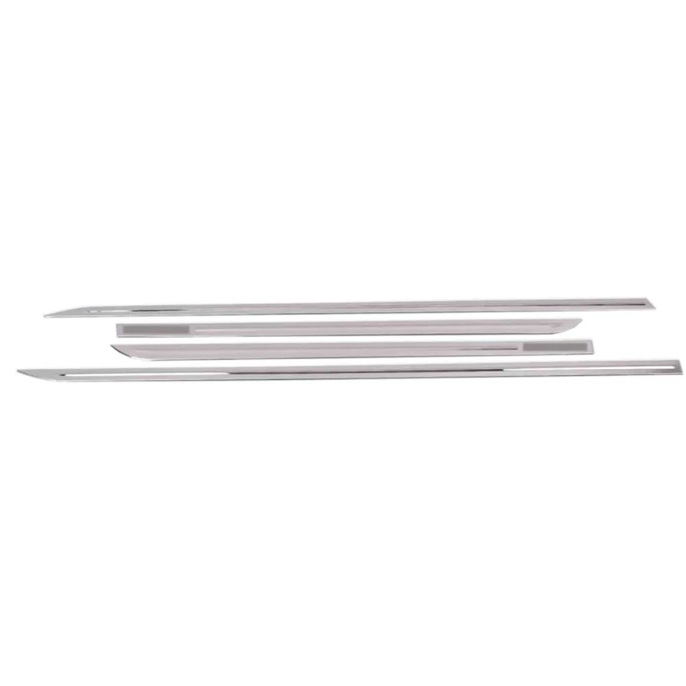Top Car Styling Cover Stainless Steel Side Door Body Trim Stick Strip Lamp Molding 4pcs For Toyota Corolla Altis 2014 2015-2019