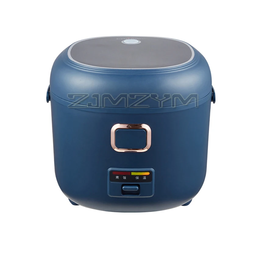 2L Car Rice Cooker Blue Color 12 to 24V 220V  For Travel In Car Or Truck Or For Home Use 200W