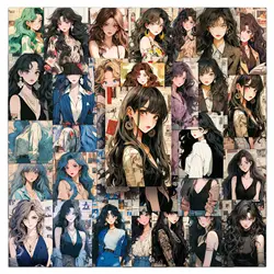 10/50PCS Vintage Hong Kong Style Sexy Girl stickers Skateboard Laptop Phone Water Bottle Luggage Bike Car Motorcycle Sticker