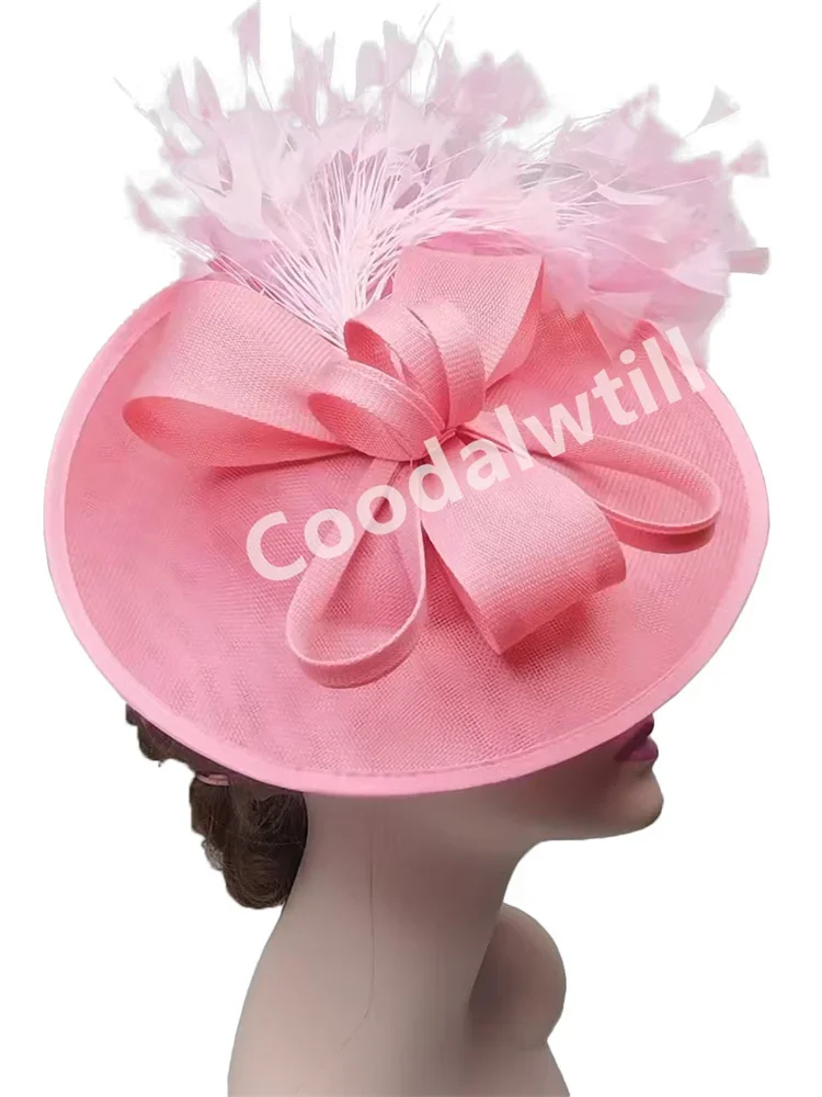 Event Show Fascinator Pillbox Cap Women Chic Party Tea Chapeau Cap Elegant Ladies Formal Dress Church Cocktail Millinery Cap