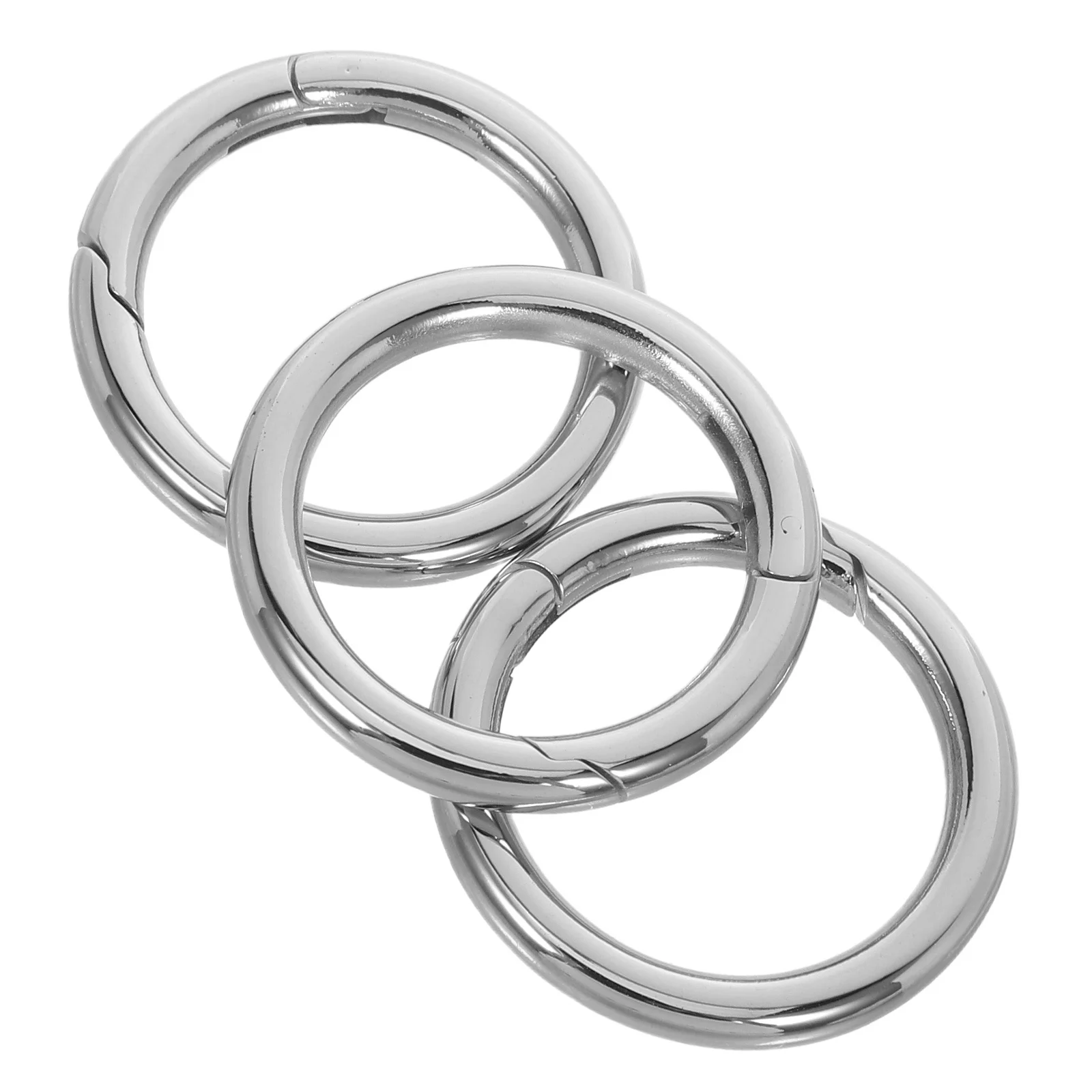 

3Pcs Stainless Steel Open Ring Buckles Durable DIY Bag Hardware for Handbag Keychain Luggage Travel Accessories
