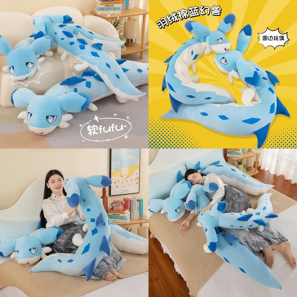 

Kawaii Plush Toy Dragonair Animal Cute Plush Doll for Kids Birthday Gift Soft Filled Doll Playful Companion