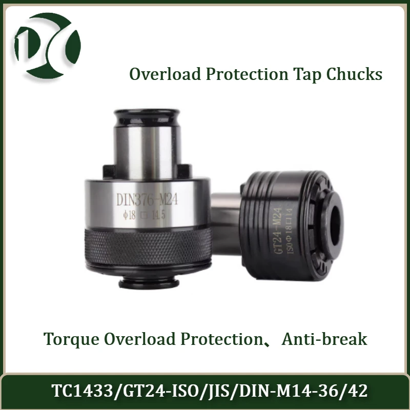 

TC1433 Tapping Chuck Torque Overload Protection ISO JIS DIN Standard Quick Change Tap Holder CNC Machine Tool Accessories