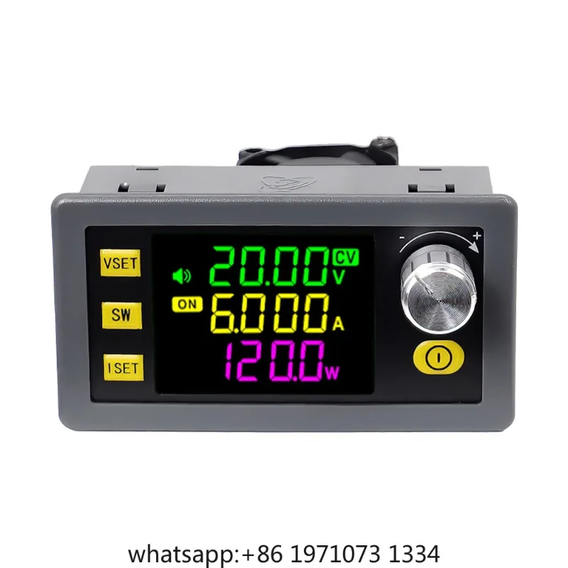 120W Buck-Boost Adjustable Power Supply Module Constant Voltage Current Regulator DC Converter for Solar Charging & Electronic P