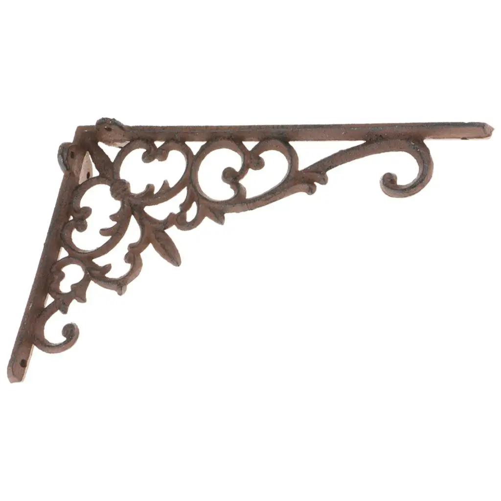 Vintage Mounted Support Display Holder Heavy Duty Shelf Brackets