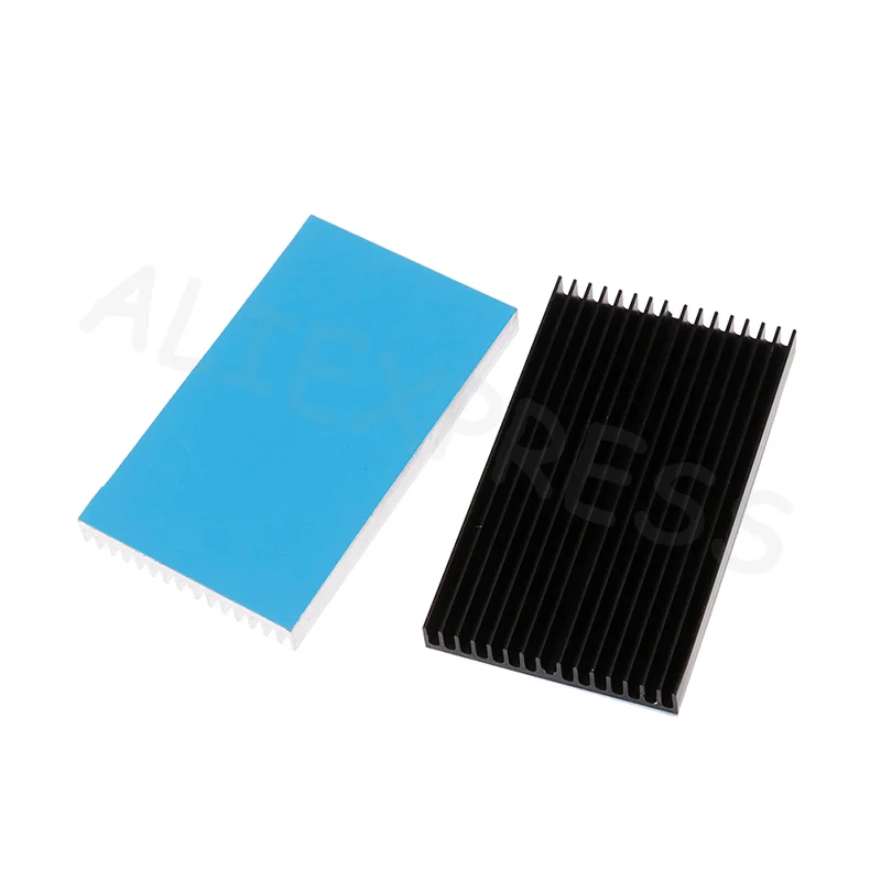 100MM For Electronic Components BAluminum Alloy Heatsink Cooling Pad LED IC Chip Cooler Radiator Heat Sink