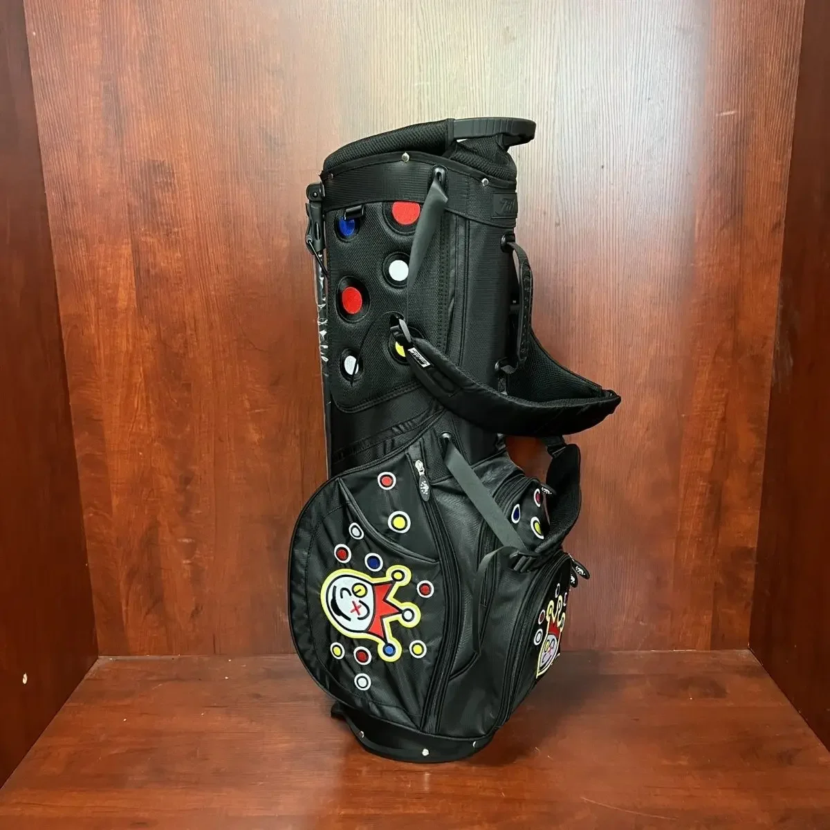 Sac de support de golf prêt à l'emploi, design minimaliste de grande capacité, support unisexe ultra léger avec pieds stables