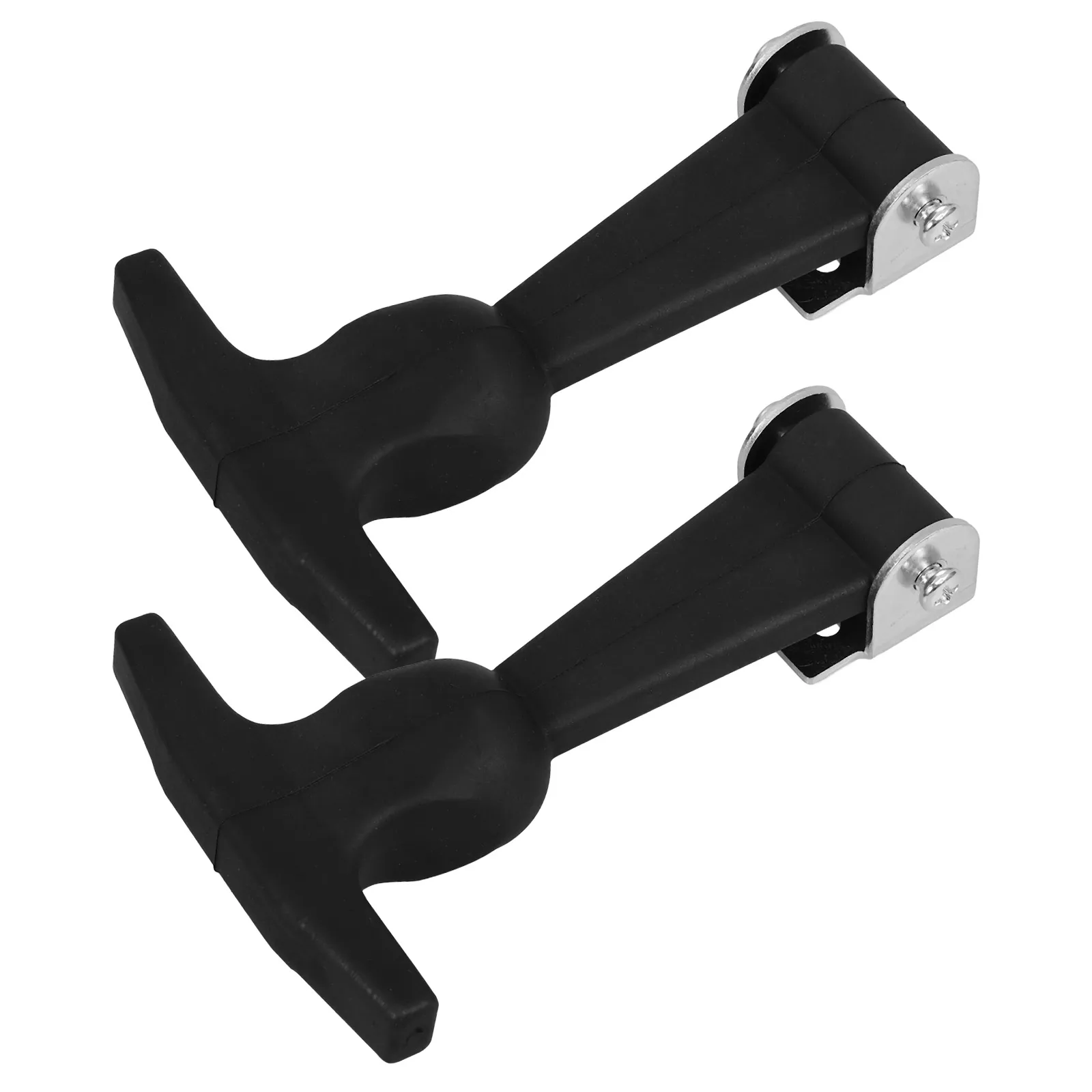 

Stainless Steel Lock Hasp Latch Black Rubber Adjustable Heavy Duty Tool BoxLatch for Aviation Cases Engines Mechanical Secure