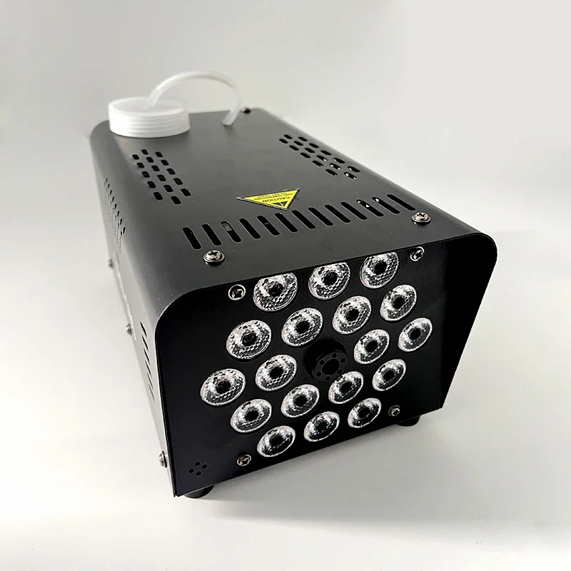 Новая 18 светодиодов с беспроводным управлением, машина для тумана, 500 Вт, DJ Party, сценический эффект, низкодымная машина для рождественской вечеринки, Хэллоуина