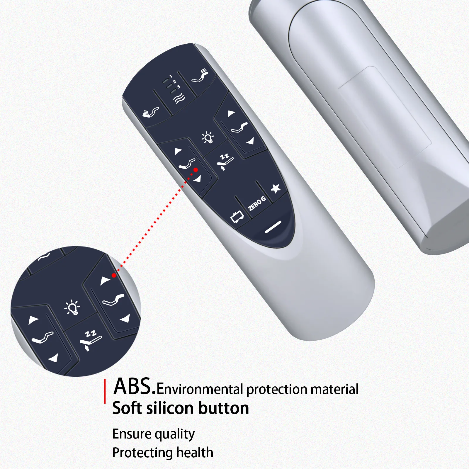 جهاز تحكم عن بعد جديد لقاعدة سرير Tempur Ergo/Extend القابلة للتعديل JLDK.33.01.36 RF502A