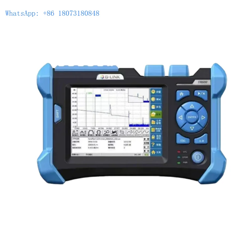 TR600 Optical Fiber Measurement Tool 1310/1550nm OTDR with VFL Testers tools Testing Machine