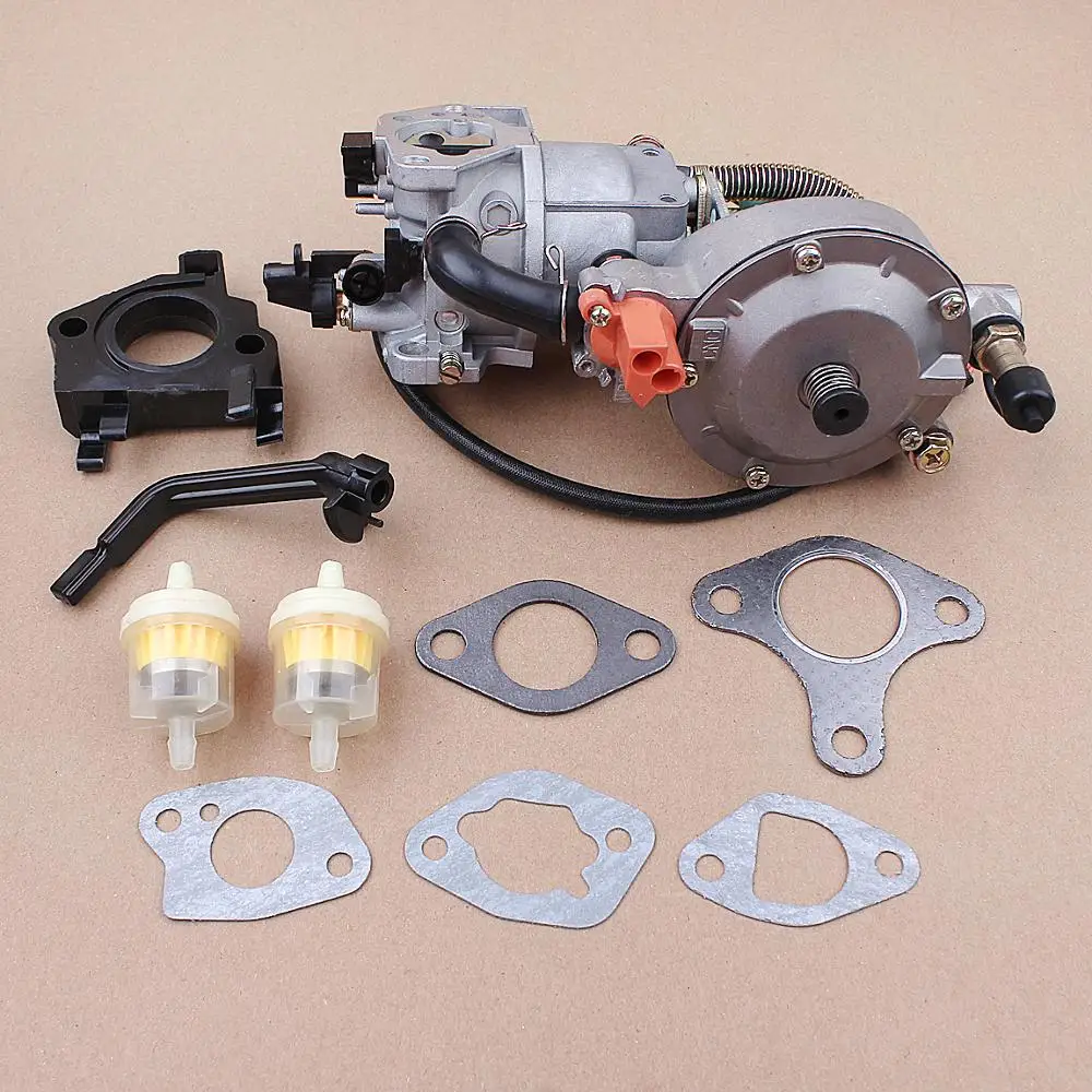 Imagem -03 - Carburador de Combustível Duplo Turn up Kit para Honda Motor Engine Generator Gx360 Gx390 Gx420 188f 190f 13hp 4.5kw 5.5kw