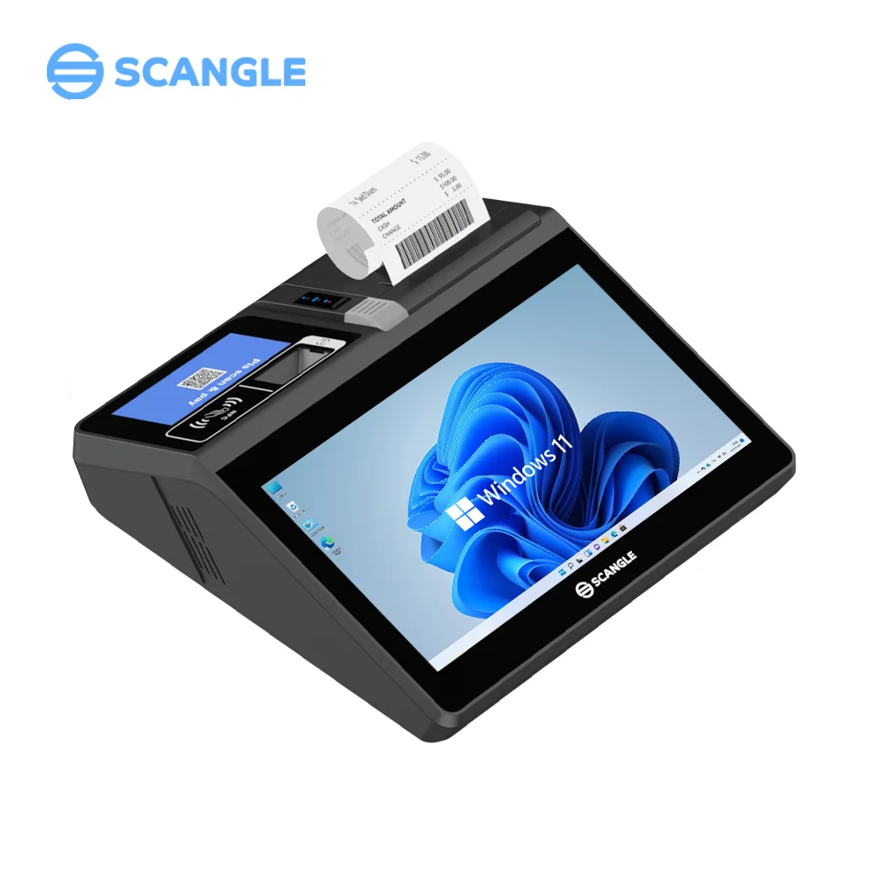 Scangle 11.6 بوصة شاشة تعمل باللمس جهاز نقاط البيع مع طابعة حرارية 80 مم – تقييم شامل للمحلات التجارية والمقاهي