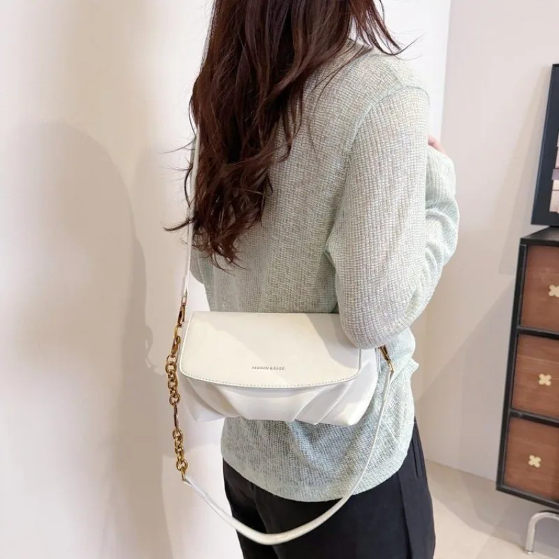 

Винтажная простая женская сумка из высококачественной кожи, модная сумка-мессенджер через плечо для повседневной жизни