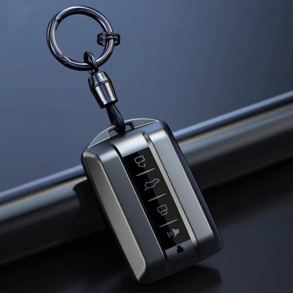 

Fit For Tank 500HI4-T 2024 2025 Car Key Case New 500hi4t Shell Buckle Titanium Gray