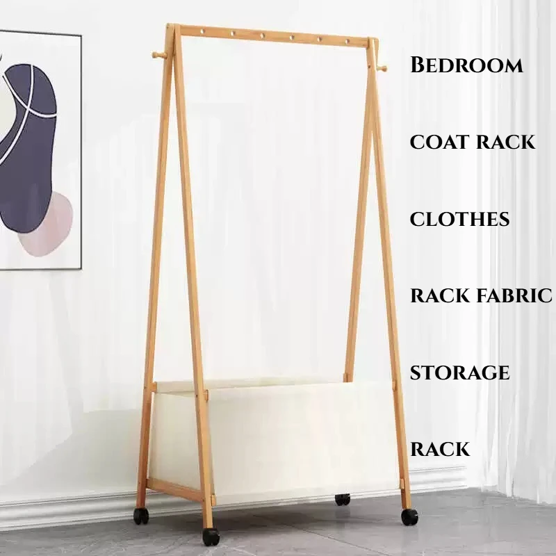Perchero de pie moderno y económico para ropa, de bambú, para dormitorio, muebles baratos en oferta, mobiliario de hotel