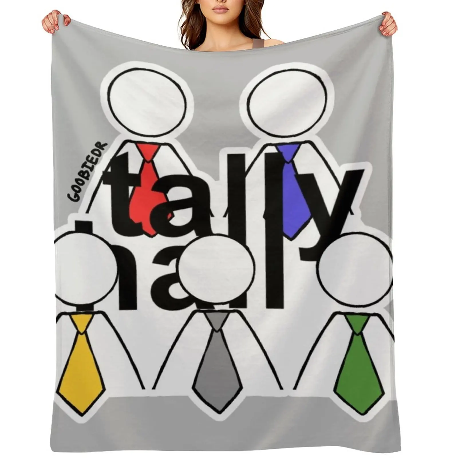 

Tally Hall Logo Throw Blanket Thins Plush Nap Camping Blankets