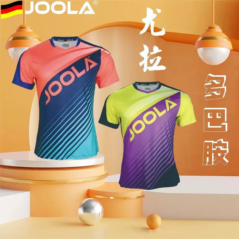 JOOLA camiseta de tenis de mesa dopamina, Top deportivo de manga corta