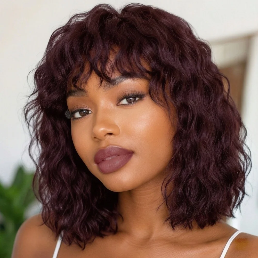 parrucca-bob-ondulata-bordeaux-da-14-pollici-densita-250-capelli-umani-parrucca-bob-corta-per-donne-uso-quotidiano-e-feste-parrucca-interamente-realizzata-a-macchina