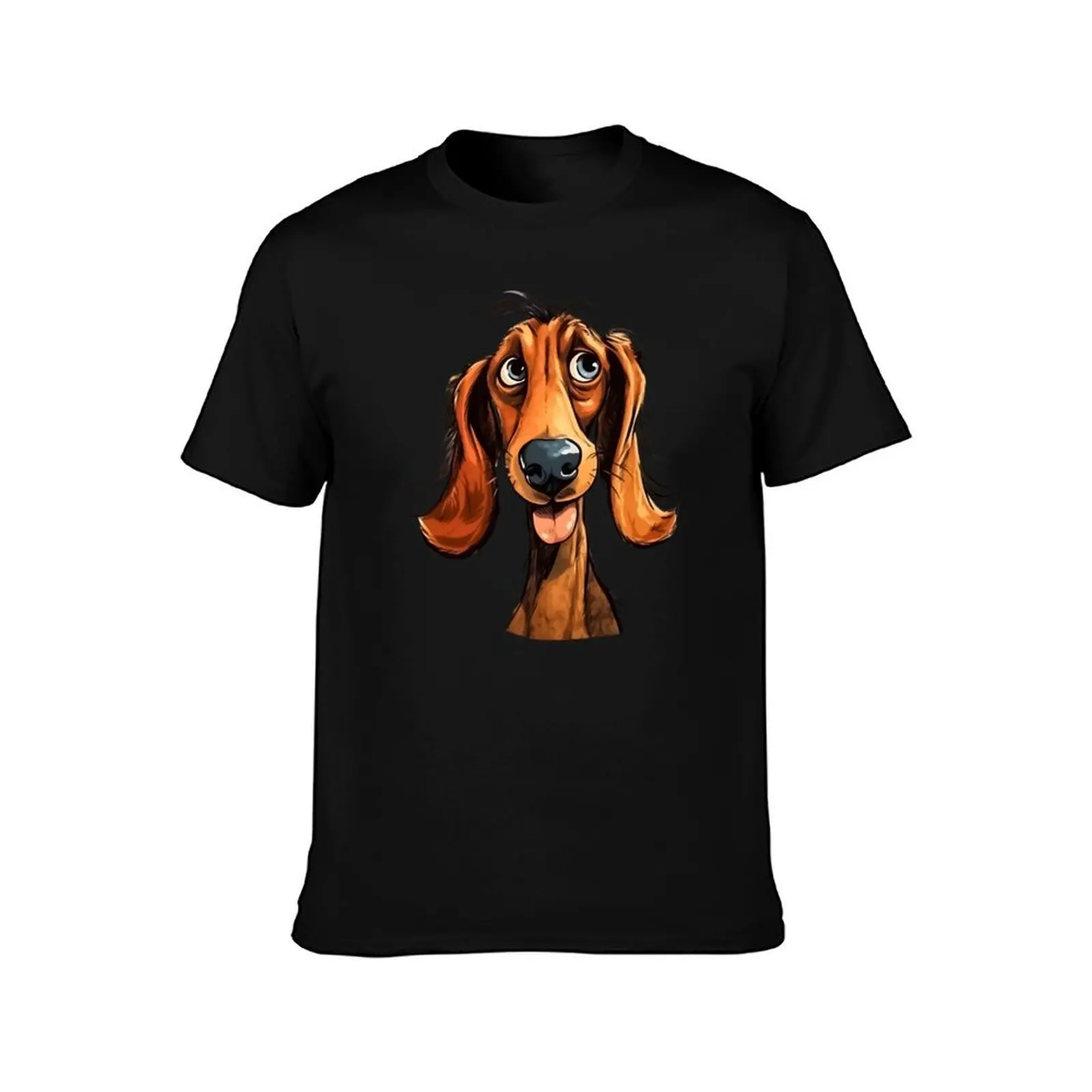 Colorful and Funny Dog Mutt T-Shirt Casual Lightweight Short Sleeve Top T-Shirt