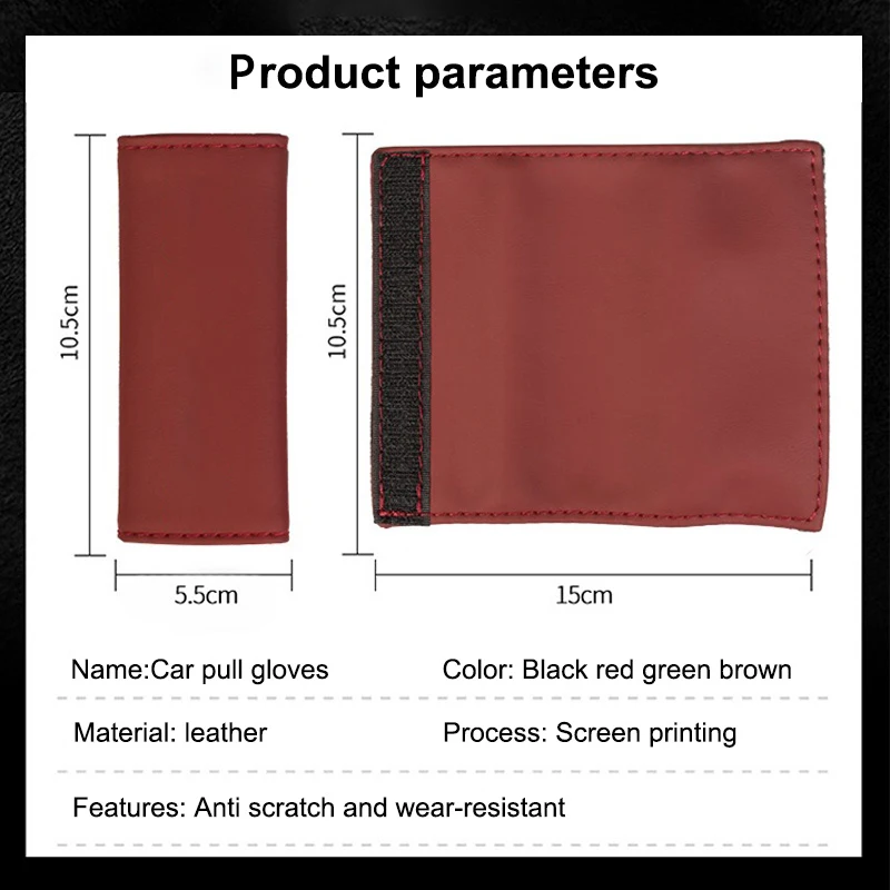 Car Roof Armrest Pull Protection Cover Gloves Door Handle Non-Slip Cover For Seat FR Leon Ibiza Altea Exe 5f Mk2 Car Accessories view 2