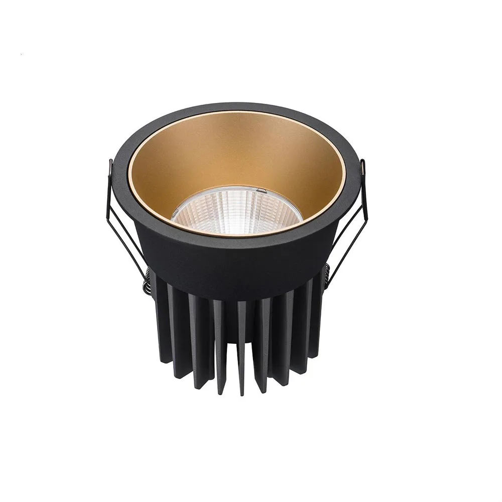 Dimmable embutido LED COB Downlight, lâmpada do teto, luz de alumínio, holofote, interior, loja quente, 7W, 10W, 15W, 20W, 24W, AC85, 265V