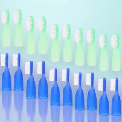 

20Pcs Prison Toothbrush Mini Anti Self Injury Small Toothbrushes with Finger Sleeve Portable Cleaning Tool for Correctional