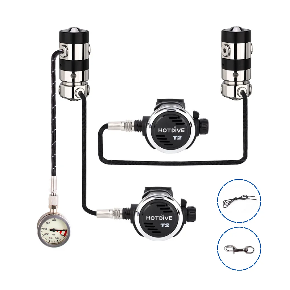 Scuba diving regulator set  Double tanks set for hot sale scuba diving kit