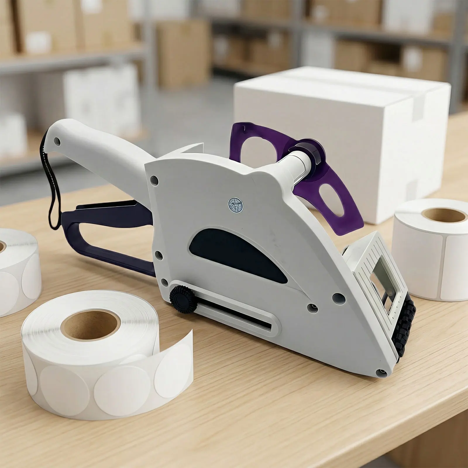 Manual Label Applicator Suitable For Labels 20-80mm Wide Small Labeling Machine Portable Sticker Peeler for Luggage & Parcels