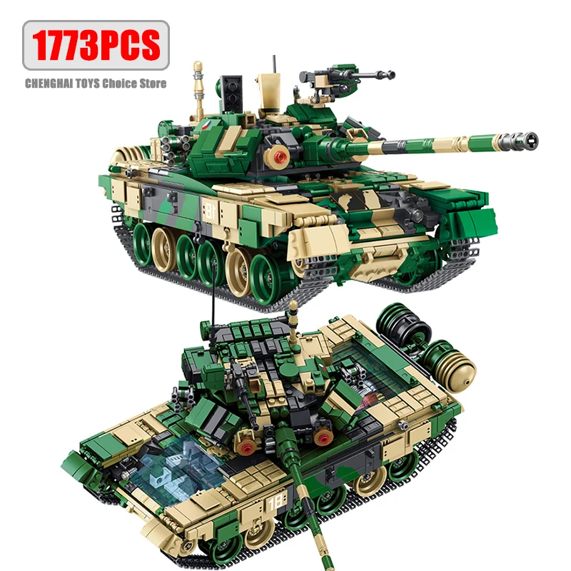 WW2 Military Leopard 2 a4 Battle Tank Series Building Blocks Brick Model MOC Army arma Boy Set Kid Toy regalo di natale per bambini