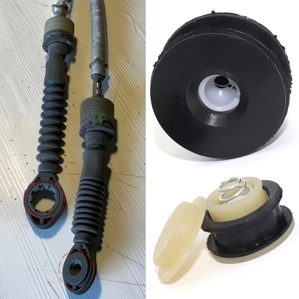 

MT Gearbox Shift Cable Linkage Control Bushing Gear Shifter Lever Adapter Rod Connect Replacement For Lada 111 Consul Tarzan DM