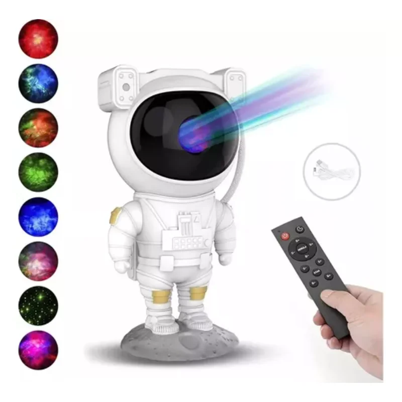 นักบินอวกาศ Sky Projector Night Light ไฟสังเกตและโคมไฟตั้งโต๊ะ