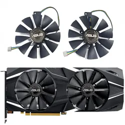 Nowy 87MM 4IN FDC10U12S9-C DUAL-RTX 2060 2070 GPU wentylator, dla ASUS DUAL-RTX 2060 2070 2080 2080TI wentylator karty graficznej