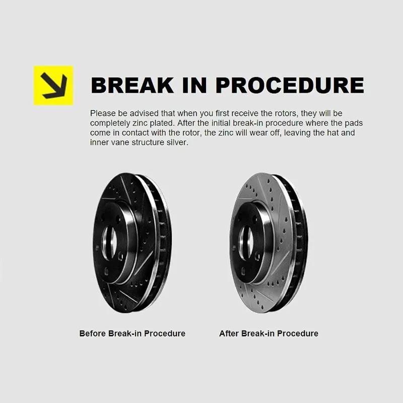 Front Rear Brakes and Rotors Kit |Front Rear Brake Pads| Brake Rotors and Pads| Ceramic Brake Pads and Rotors |fits