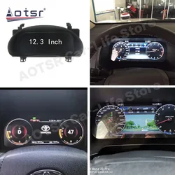 Dashboard Speed Meter Panel For Toyota Corolla 2014 2015 2016 2017 2018 2019 Digital Cluster Virtual Multifunctional LCD