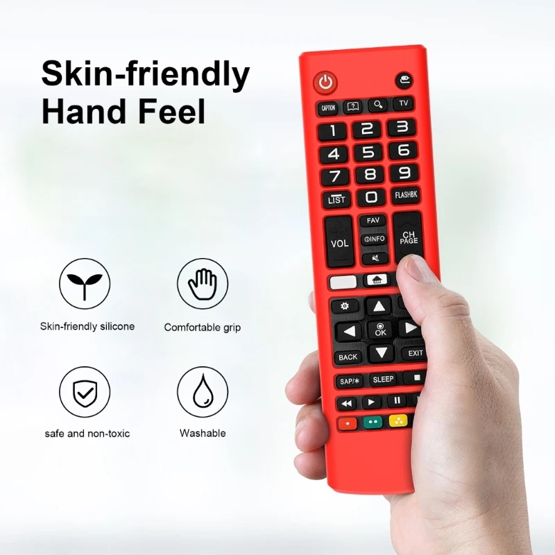 Vỏ silicon bền cho vỏ điều khiển từ xa AKB75095307/AKB75375604/AKB74915305